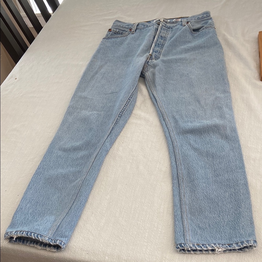 Levis redone button up women’s jeans